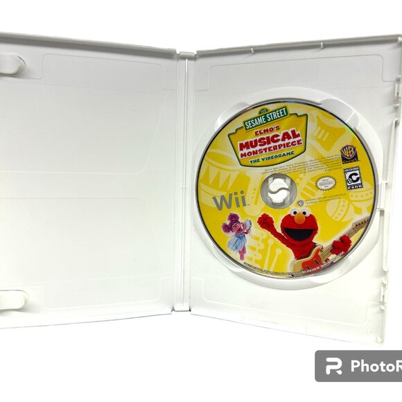 Nintendo Wii Sesame Street Elmo's Musical Monsterpiece The Videogame - Picture 2 of 4